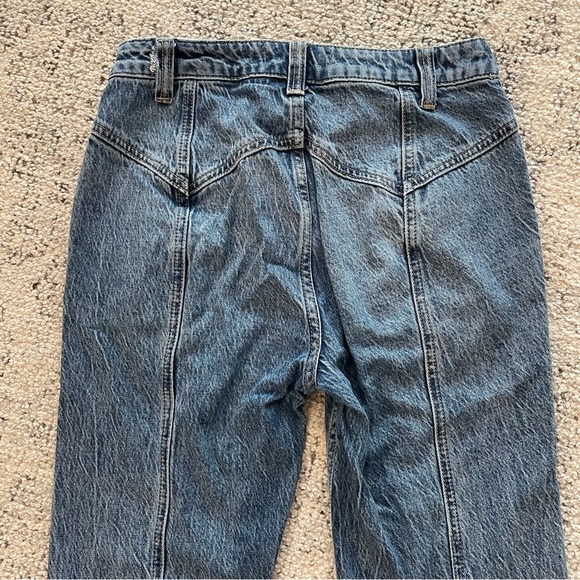 Free People Western Slouchy Bootcut Flare Jeans Sz 26 - Picture 6 of 11